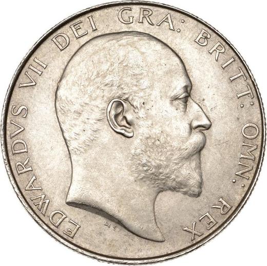 Obverse Halfcrown 1908 - Silver Coin Value - United Kingdom, Edward VII