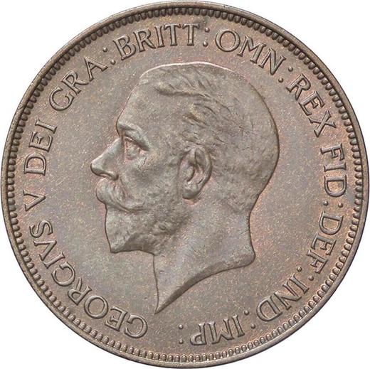 Obverse Penny 1935 "Type 1911-1936" -  Coin Value - United Kingdom, George V