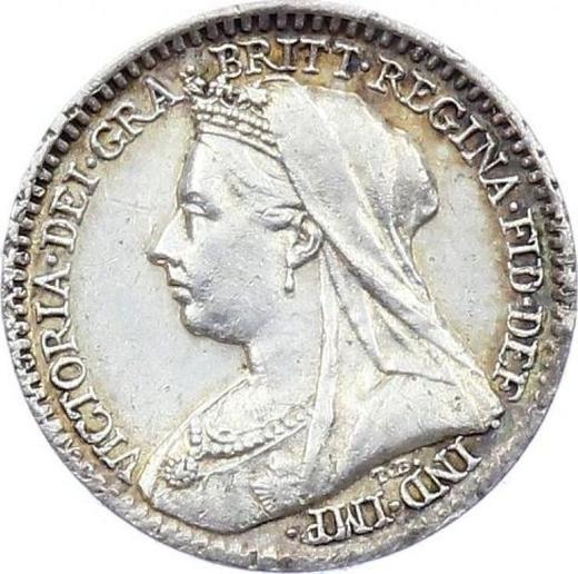 Anverso Penique 1895 TB "Tipo 1893-1901" - valor de la moneda de plata - Gran Bretaña, Victoria