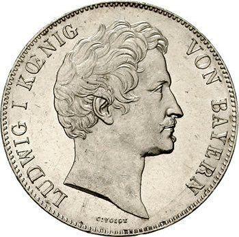 Obverse 2 Thaler 1846 - Silver Coin Value - Bavaria, Ludwig I