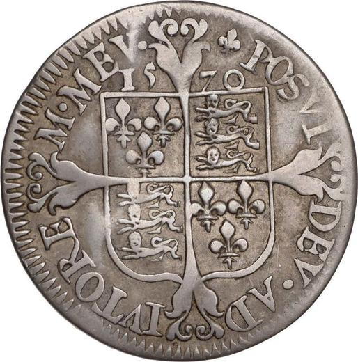 Reverse Sixpence 1570 "Milled coinage" - Silver Coin Value - United Kingdom, Elizabeth I
