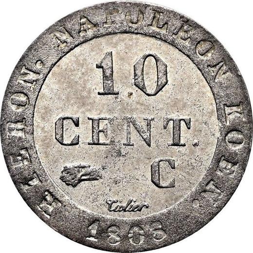Reverse 10 Céntimos 1808 C - Silver Coin Value - Westphalia, Jérôme Napoléon
