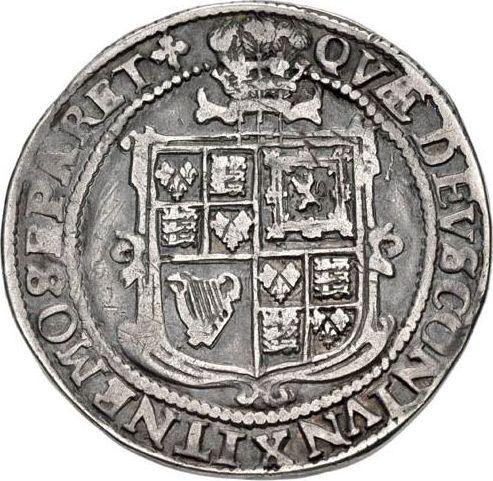 Reverse Halfcrown no date (1619-1625) "Third coinage" Plume above the shield - Silver Coin Value - United Kingdom, James I