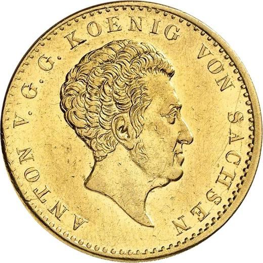 Obverse 10 Thaler 1830 S - Gold Coin Value - Saxony-Albertine, Anthony