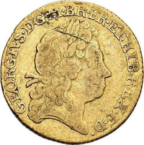 Obverse Half Guinea 1717 "First laureated bust" - Gold Coin Value - United Kingdom, George I
