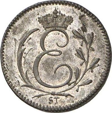 Anverso 1 Kreuzer 1827 ST "Tipo 1827-1830" - valor de la moneda de plata - Sajonia-Coburgo-Gotha, Ernesto I