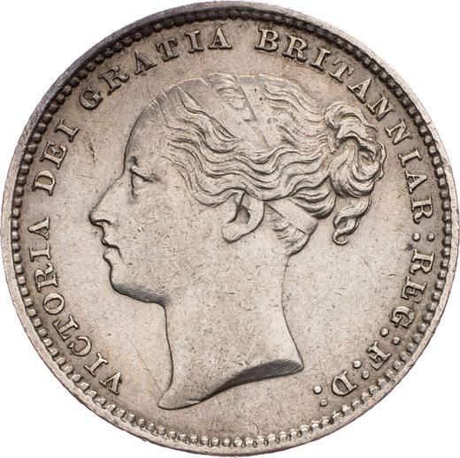 Obverse Shilling 1885 - Silver Coin Value - United Kingdom, Victoria