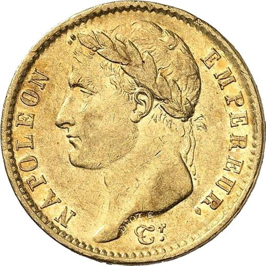 Obverse 20 Francs 1808 M "Type 1807-1808" - Gold Coin Value - France, Napoleon I