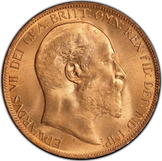 Obverse Penny 1904 "Type 1902-1910" -  Coin Value - United Kingdom, Edward VII