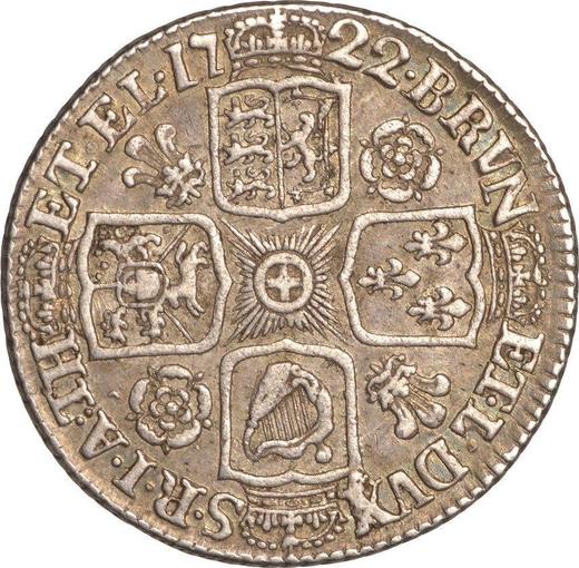 Reverse Shilling 1722 "First draped bust" - Silver Coin Value - United Kingdom, George I
