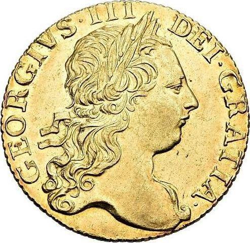 Obverse Guinea 1771 "Third laureate bust" - Gold Coin Value - United Kingdom, George III
