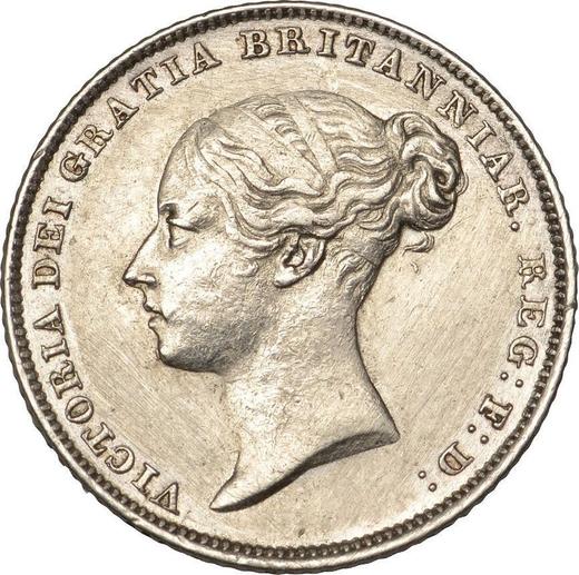 Obverse Sixpence 1853 - Silver Coin Value - United Kingdom, Victoria