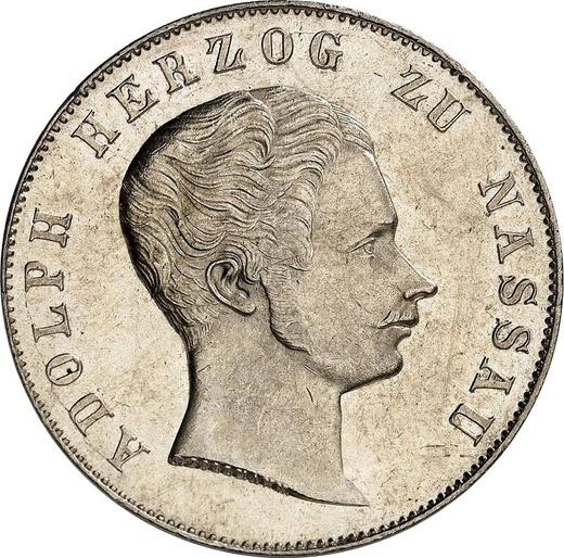 Obverse 2 Gulden 1846 - Silver Coin Value - Nassau, Adolphe