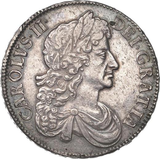 Obverse Crown 1676 "Third laureate bust" - Silver Coin Value - United Kingdom, Charles II
