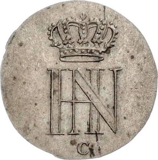 Obverse 4 Pfennig 1809 C - Silver Coin Value - Westphalia, Jérôme Napoléon