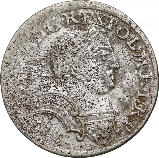 Avers 6 Gröscher 1680 TLB "Typ 1680-1683" - Silbermünze Wert - Polen, Johann III Sobieski