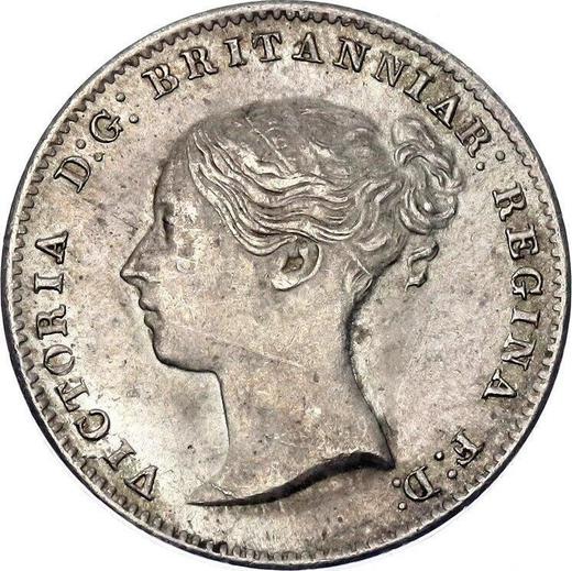 Obverse Threepence 1866 - Silver Coin Value - United Kingdom, Victoria