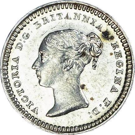 Аверс монеты - 1-1/2 пенса 1840 года - цена серебряной монеты - Великобритания, Виктория