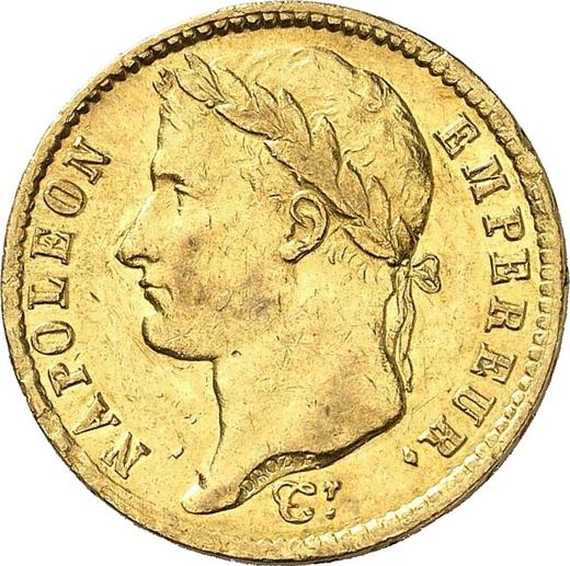 Obverse 20 Francs 1811 H "Type 1809-1815" - Gold Coin Value - France, Napoleon I