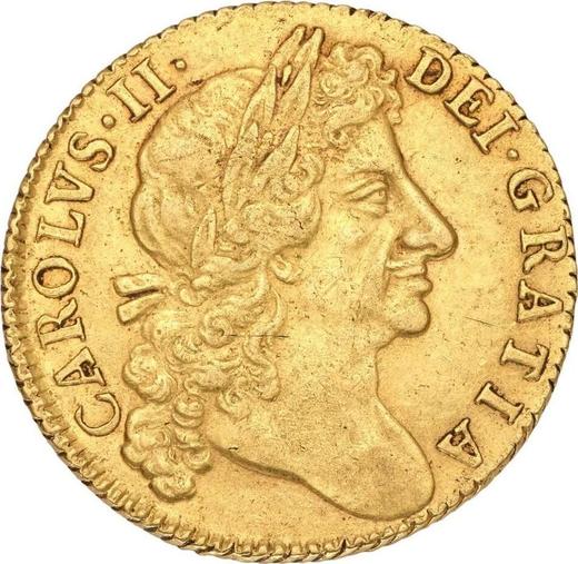 Obverse Guinea 1683 "Fourth laureate bust" - Gold Coin Value - United Kingdom, Charles II