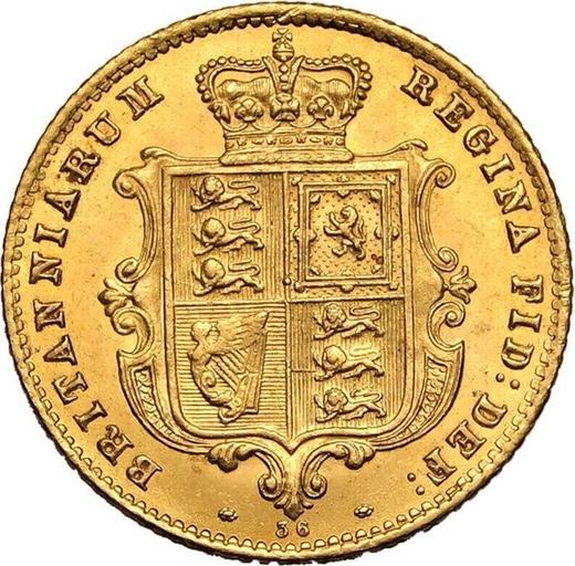 Reverse Half Sovereign 1866 - Gold Coin Value - United Kingdom, Victoria