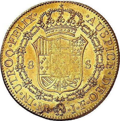 Reverse 8 Escudos 1809 NR JF - Gold Coin Value - Colombia, Ferdinand VII