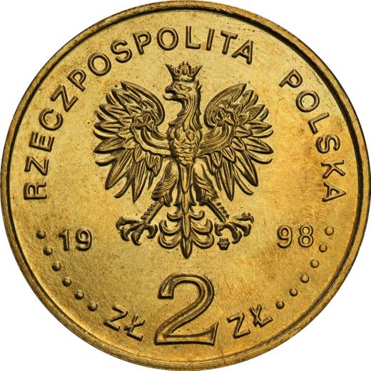 Avers 2 Zlote 1998 MW ET "Sigismund III Wasa" - Münze Wert - Polen, III Republik Polen nach Stückelung