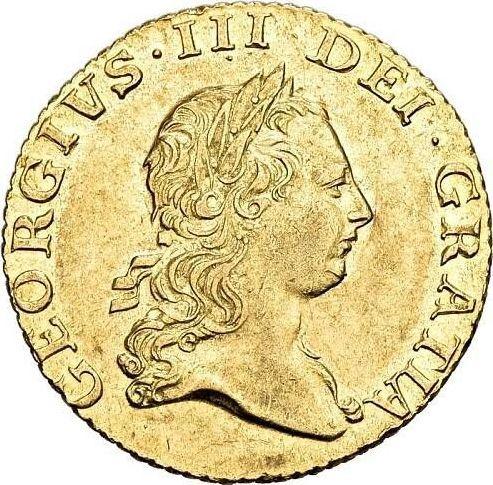 Obverse Half Guinea 1768 "Second laureate bust" - Gold Coin Value - United Kingdom, George III