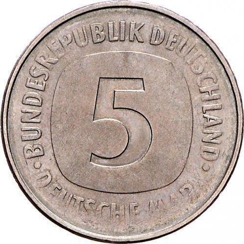 Obverse 5 Mark 1975-2001 Light weight -  Coin Value - Germany, FRG