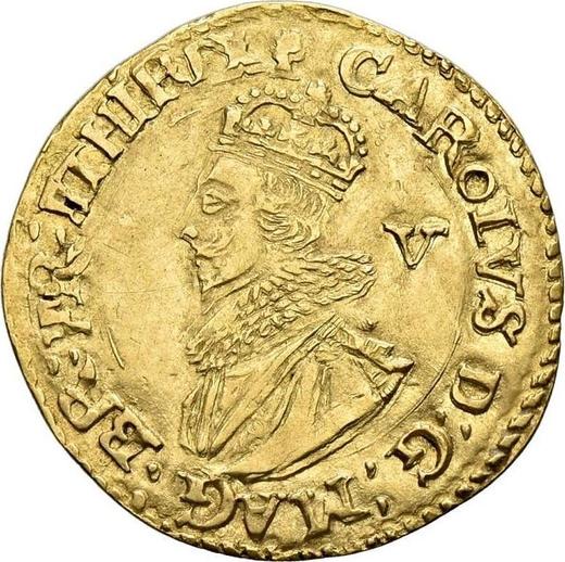 Obverse Crown no date (1625-1642) "Second bust" - Gold Coin Value - United Kingdom, Charles I