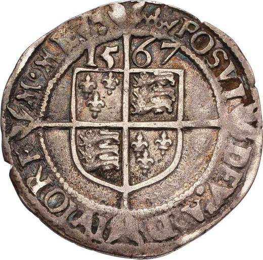Reverse Threepence 1567 "Third issues" High bust - Silver Coin Value - United Kingdom, Elizabeth I