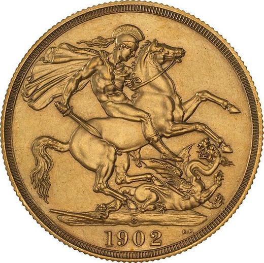 Reverse Two pounds 1902 S - Gold Coin Value - Australia, Edward VII