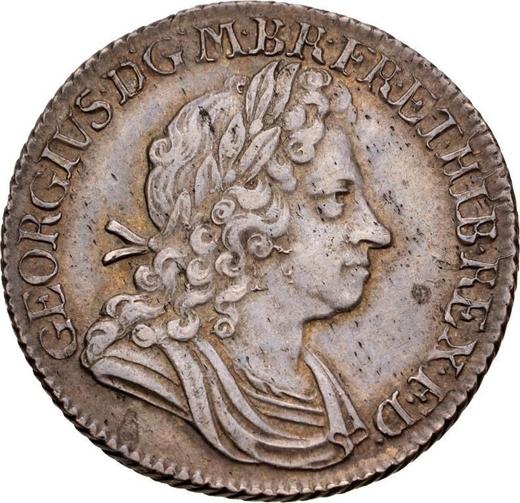 Obverse Shilling 1720 "First draped bust" Angles plain - Silver Coin Value - United Kingdom, George I