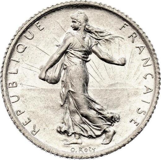 Anverso 1 franco 1914 "Sembrador" - valor de la moneda de plata - Francia, Tercera República