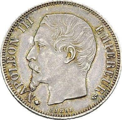 Obverse 1 Franc 1859 BB "Type 1853-1863" - Silver Coin Value - France, Napoleon III