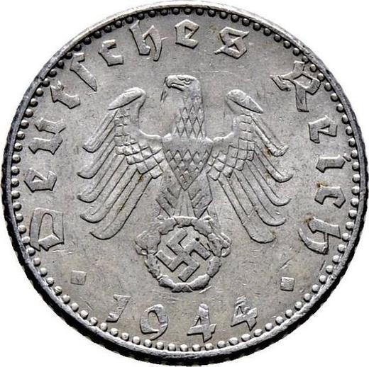 Reverse 50 Reichspfennig 1944 G "Type 1939-1944" -  Coin Value - Germany, Third Reich