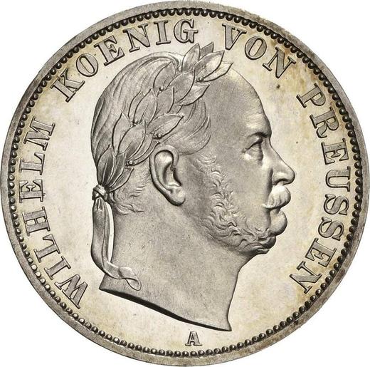 Obverse Thaler 1866 A "Victory in the war" - Silver Coin Value - Prussia, William I