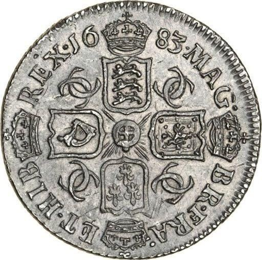 Reverse Sixpence 1683 - Silver Coin Value - United Kingdom, Charles II