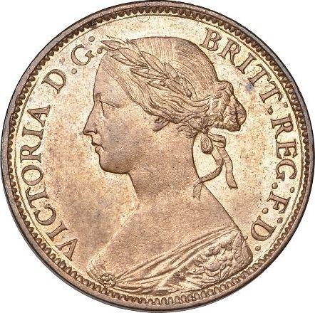 Obverse Farthing 1860 "Type 1860-1895" -  Coin Value - United Kingdom, Victoria
