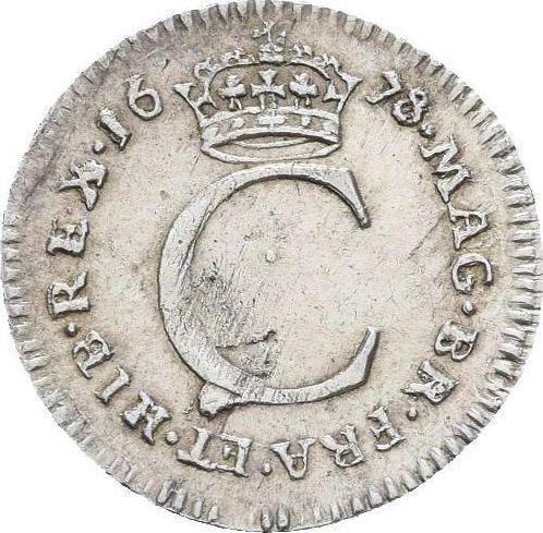 Revers 1 Penny 1678 "Typ 1670-1684" - Silbermünze Wert - Großbritannien, Karl II