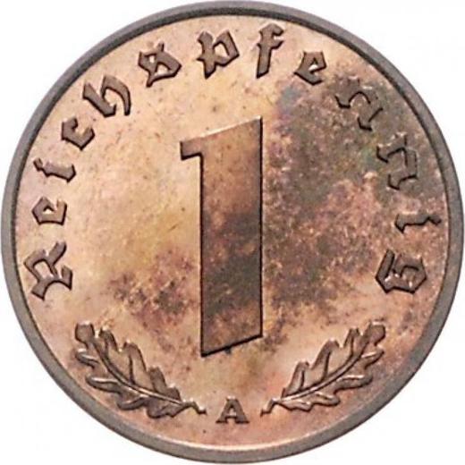 Awers monety - 1 reichspfennig 1936 A "Typ 1936-1940" - cena  monety - Niemcy, III Rzesza