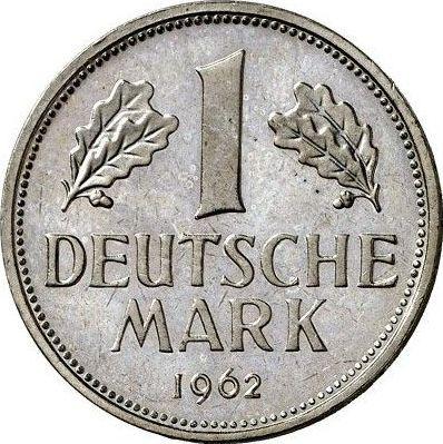 Obverse 1 Mark 1962 J -  Coin Value - Germany, FRG