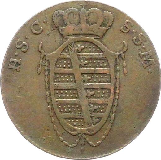 Anverso 3 Pfennige 1825 - valor de la moneda  - Sajonia-Coburgo-Saalfeld, Ernesto I