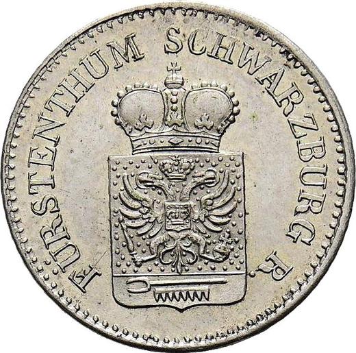 Obverse 3 Kreuzer 1842 - Silver Coin Value - Schwarzburg-Rudolstadt, Friedrich Günther