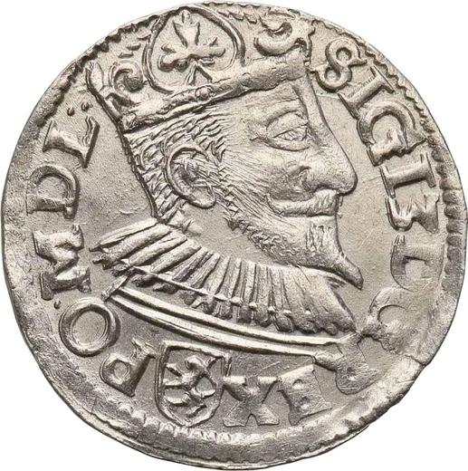 Avers 3 Gröscher Ohne jahr (1594-1601) IF "Fraustadt Münzstätte" - Silbermünze Wert - Polen, Sigismund III