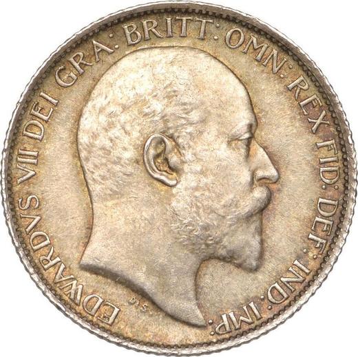 Obverse Sixpence 1906 - Silver Coin Value - United Kingdom, Edward VII
