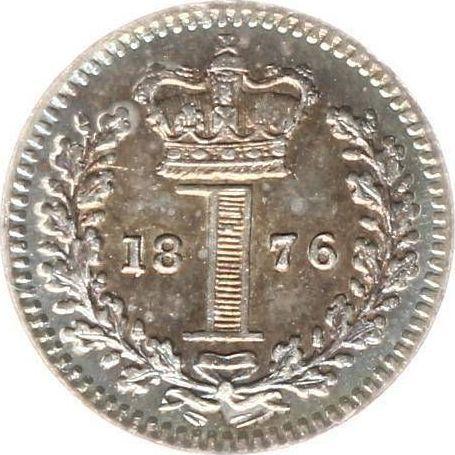 Reverse Penny 1876 "Type 1838-1887" - Silver Coin Value - United Kingdom, Victoria