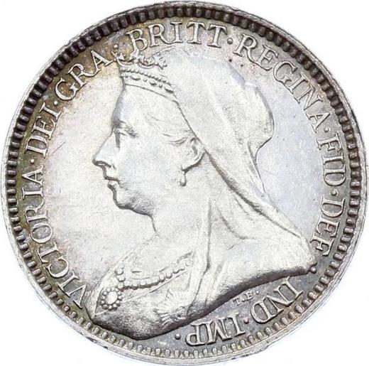Obverse Twopence 1893 TB - Silver Coin Value - United Kingdom, Victoria