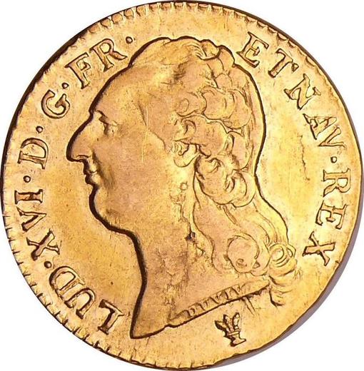 Obverse Louis d'Or 1786 I - Gold Coin Value - France, Louis XVI