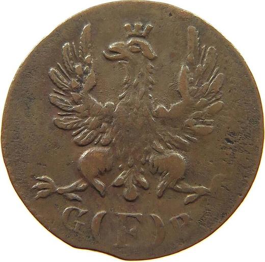 Obverse 1 Heller 1817 F G.B. -  Coin Value - Frankfurt am Main, Free City